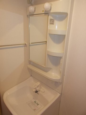 【洗面所】 | シャン・ド・フルール | 広い洗面スペース