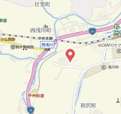 祝　成約済み　八王子市　初沢町　新築戸建ての地図|～仲介手数料無料☆八王子ひなた不動産～　八王子市初沢町　新築戸建て