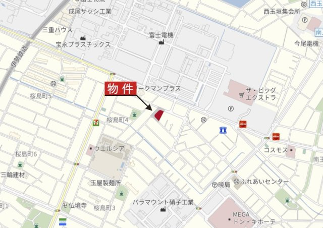 鈴鹿市南玉垣町《全5区画》の地図|広域Map