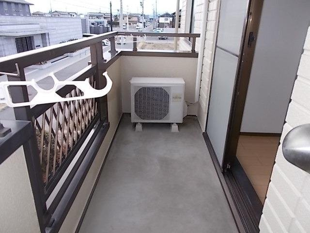 グランデージ堀のバルコニー