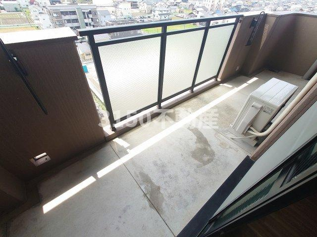 セントラルハイツ野瀬 WESTのバルコニー