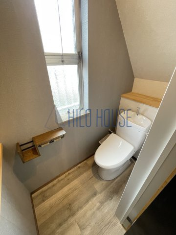 デザイナーズ戸建て　上尾市二ツ宮のトイレ