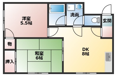 レスターテⅡの間取り