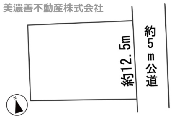 ６４８０８　揖斐郡大野町西方土地の区画図