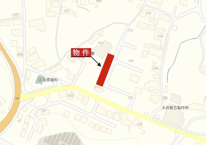 亀山市長明寺町《ファーストタウン長明寺町 全4区画》の地図|詳細Map