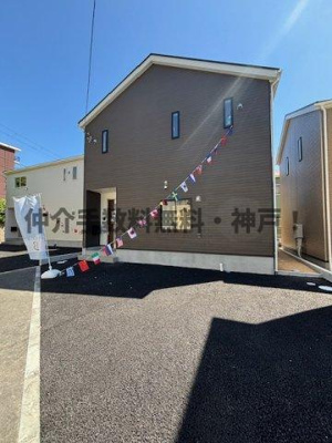 【外観】 | 神戸市西区玉津町高津橋　新築戸建2号棟　仲介手数料無料！ | 外観です