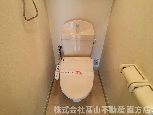 直方市大字感田のアパートのトイレ
