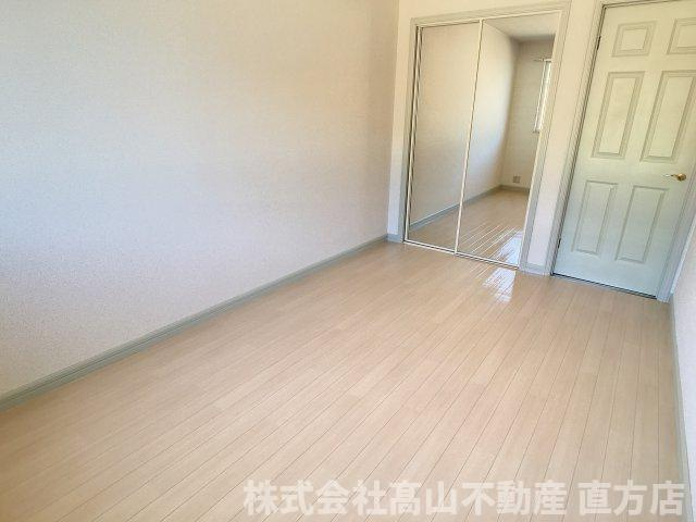 直方市大字感田のアパートの寝室