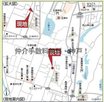 【地図】 | 神戸市西区玉津町高津橋　新築戸建3号棟　仲介手数料無料！ | 西区玉津町高津橋　新築3号棟　仲介手数料無料！
