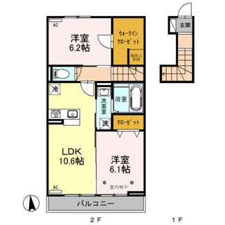 【間取り】 | クレインⅥ