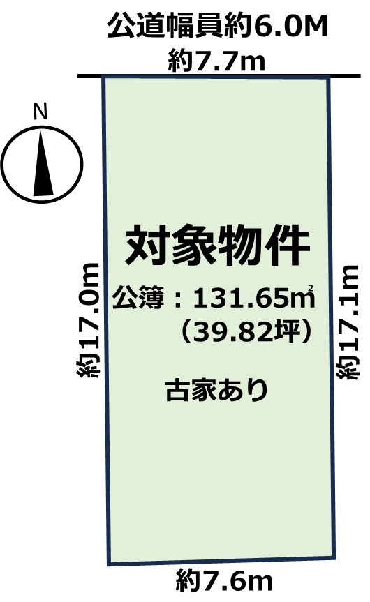 岡崎市稲熊町字後田土地の土地図