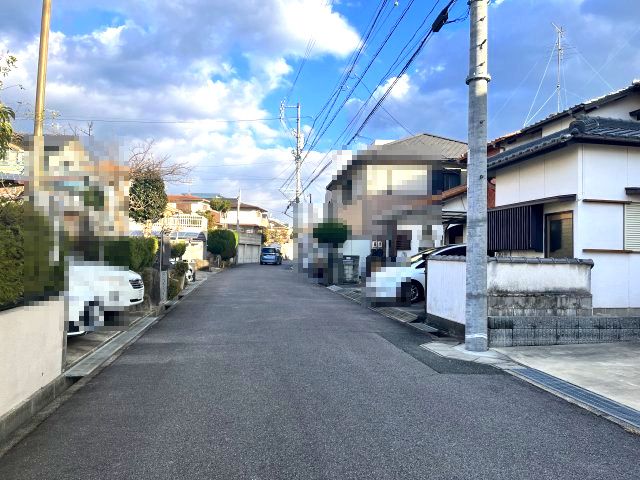 岡崎市稲熊町字後田土地の前面道路含む現地写真|前面道路含む現地写真です
