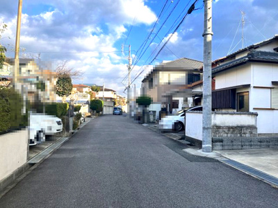 【前面道路含む現地写真】 | 岡崎市稲熊町字後田土地 | 前面道路含む現地写真です