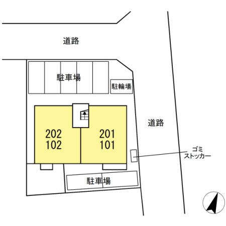 ラベージュの区画図