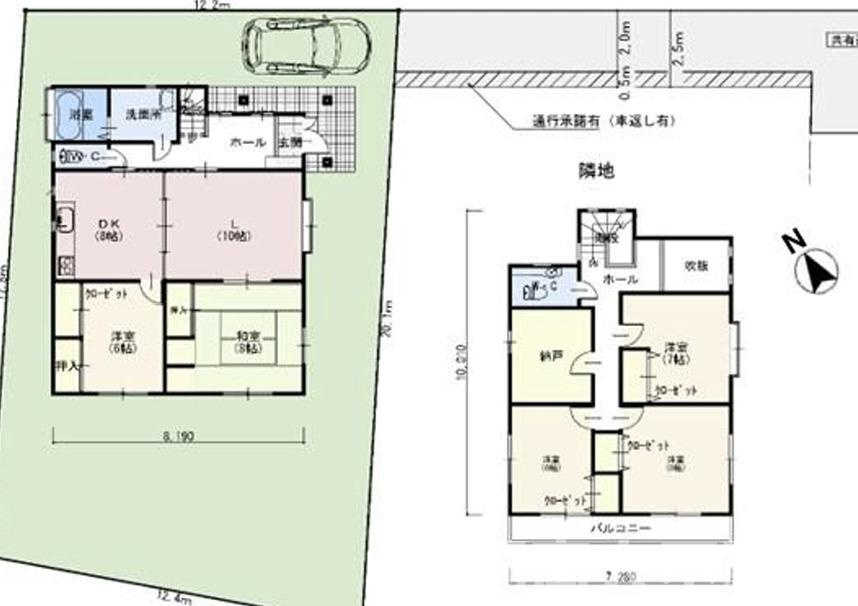 寒川町一之宮２丁目２３０３番戸建ての間取り