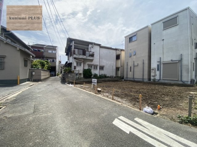 大阪市城東区諏訪1丁目　1号地の前面道路含む現地写真
