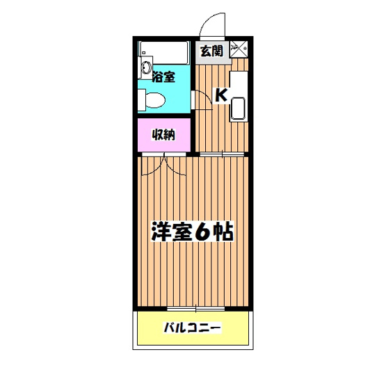 【間取り】 | パークハイツ中島Ⅱ