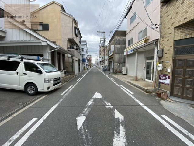 大阪市鶴見区今津北3丁目の前面道路含む現地写真