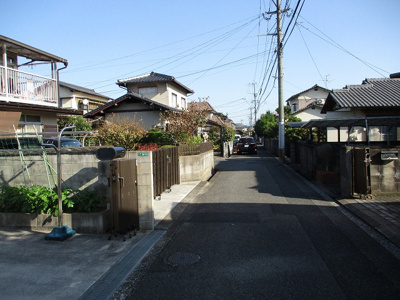 【前面道路含む現地写真】 | 下貫三丁目9番11号（B-25）