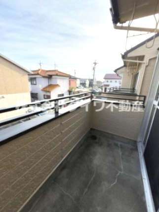 池田ハイツ88のバルコニー
