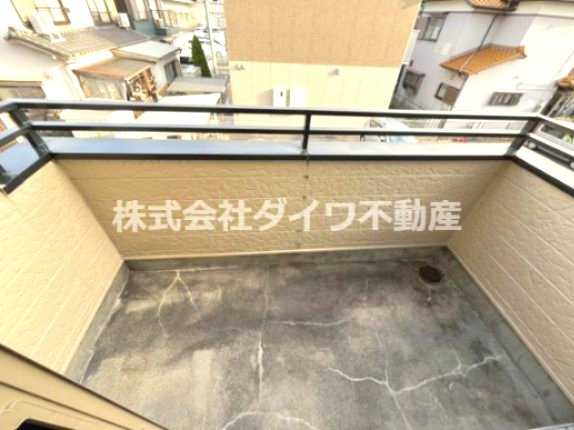 池田ハイツ88のバルコニー