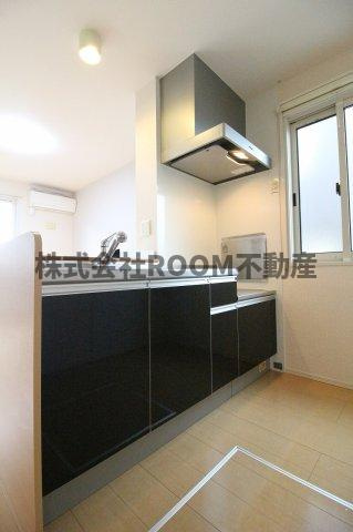 SOHO’S吉尾　B棟のキッチン|コンパクトなキッチンで掃除もラクラク