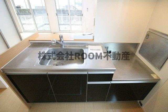 SOHO’S吉尾　B棟のキッチン|使いやすいキッチンです