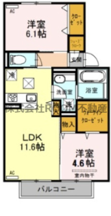 ラ・ヴェスタⅡの間取り