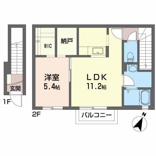 フォレスタⅡの間取り