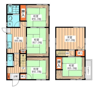 【間取り】 | 台宿戸建