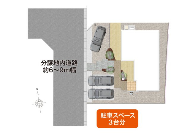 仲介手数料不要合志市かすみヶ丘1-5-8号地【合志小・合志中】の土地図