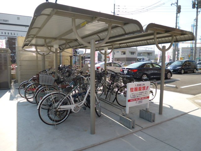 倉敷市阿知１丁目のアパートのその他共用部分|自転車置き場