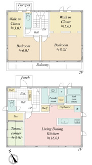 【間取り】 | 北足立郡伊奈町西小針4丁目 中古戸建