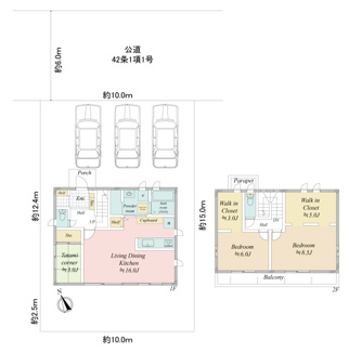【区画図】 | 北足立郡伊奈町西小針4丁目 中古戸建