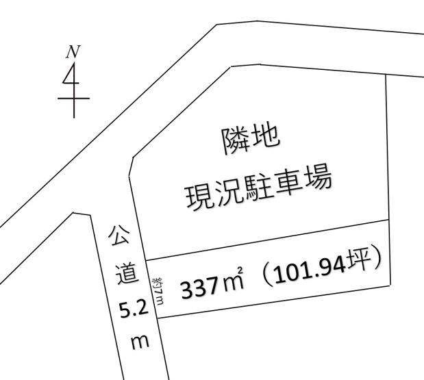 【土地図】 | 深谷市武蔵野 130万 土地