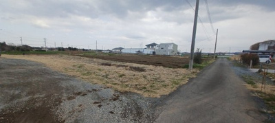 【前面道路含む現地写真】 | 深谷市武蔵野 150万 土地 | 2025.3撮影