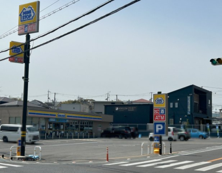 岸和田市尾生町7丁目土地6号地の周辺|ミニストップ岸和田尾生町店　徒歩2分