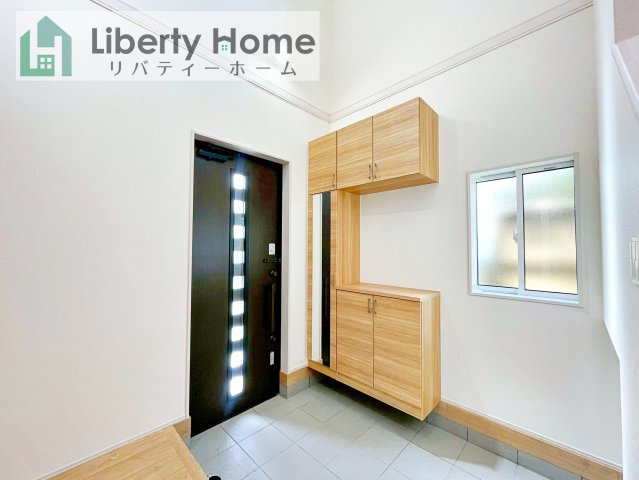 土浦市桜ヶ丘町6期　新築戸建の玄関