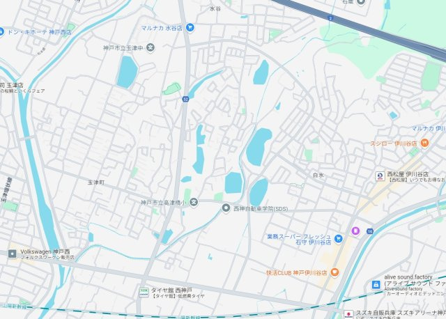 神戸市西区玉津町高津橋　第5期　新築一戸建ての地図