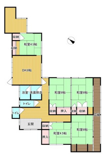 【間取り】 | 鳥取市雲山中古戸建て