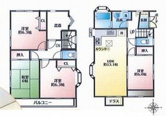 【間取り】 | めじろ台　散田町　中古