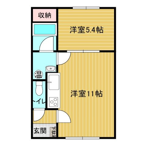 AVENUE　KITAMOTOの間取り