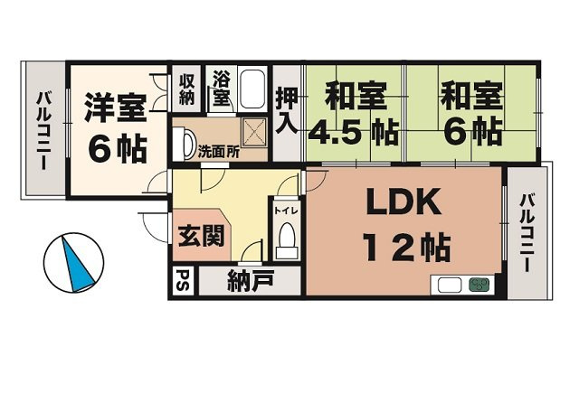 ハピネスの間取り