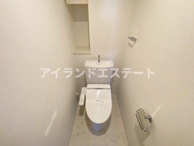 SOCIETY KAKINOKIZAKA ANNEX　敷地内駐車場有　オートロック　ファミリー向けのトイレ