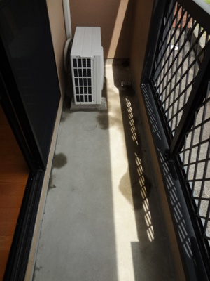 【バルコニー】 | アイビーコート12の月 | 暖かな日差しのふりそそぐバルコニー