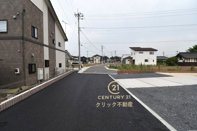 リーブルガーデン  水戸河和田町　3期　1の前面道路含む現地写真|現地撮影（2025年7月）