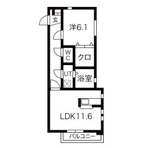 リバービューの間取り