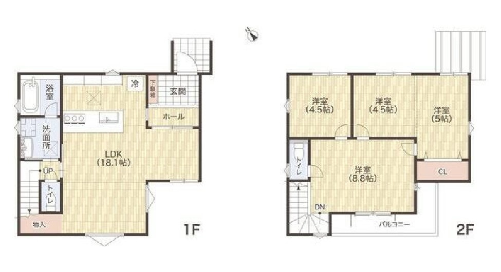 天白区高島一丁目　新築戸建の区画図|区画図