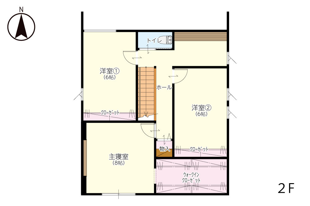 仲介手数料不要　菊陽町原水112号地建売モデルハウス【菊陽北小・菊陽中】の間取り