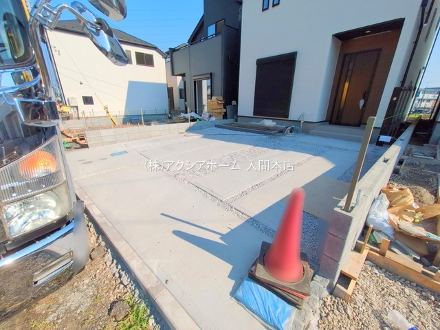 入間市扇台6丁目・全8棟　新築一戸建　4号棟の駐車場|【4号棟】現地写真　2025年7月25日撮影